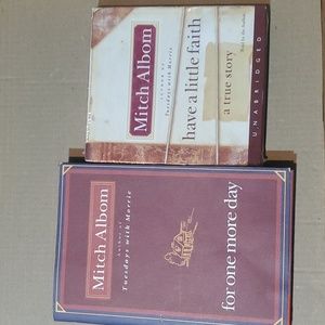 2/$8 📚 Mitch Albom For One More Day set